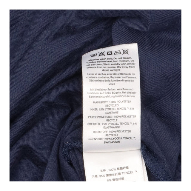 Navy Nursing Maternity Strappy Organic Cotton Top
