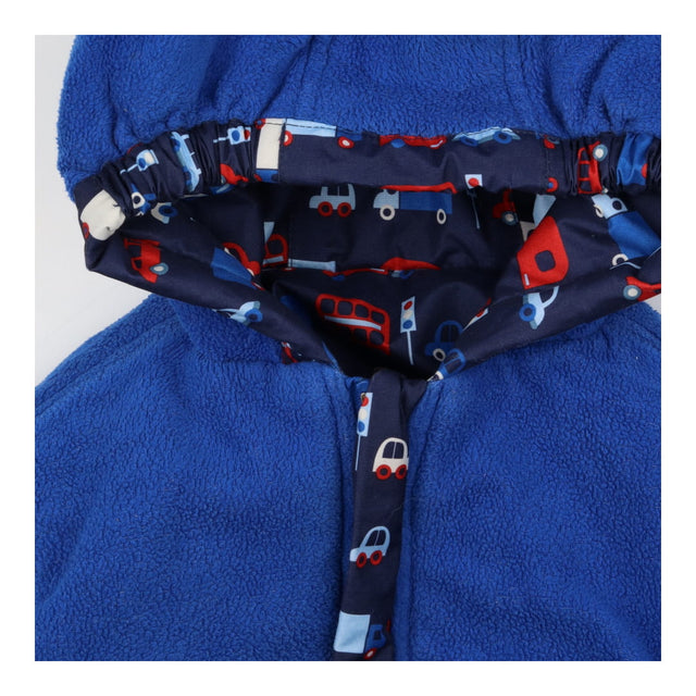 Coat navy vehicles reversible