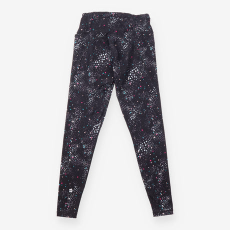 Leggings Black Printed Power Full Length High Wais