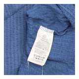 Blue Jersey Seersucker Tiered Mini Dress