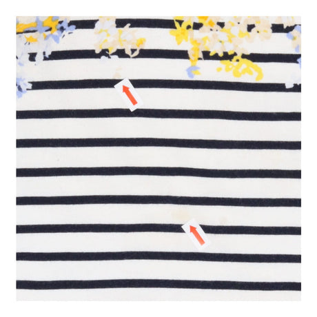 Sleeveless Striped Jersey Dress with Blue and Yell