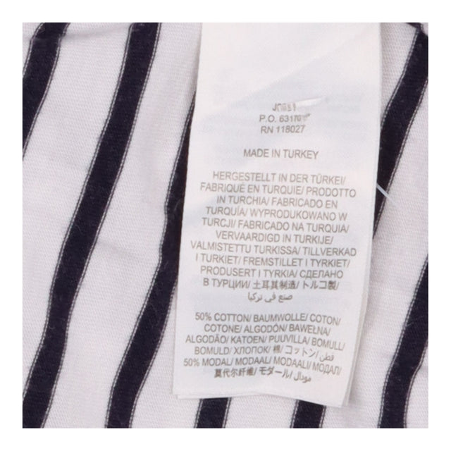 Breton Striped Cotton Modal Top Navy UK 14