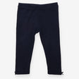 Leggings navy bows to side