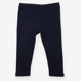 Leggings navy bows to side