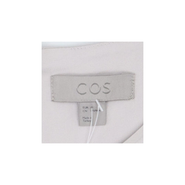 Trapeze Pocket Dress Light Grey Cotton