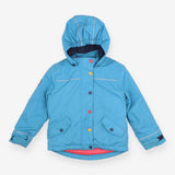  Raincoat 3 in 1 Blue with multi Colour Fleece