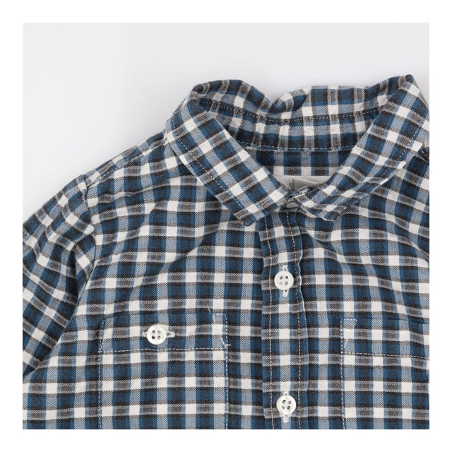 Marie Chantal Shirt Long Sleeved Blue Check
