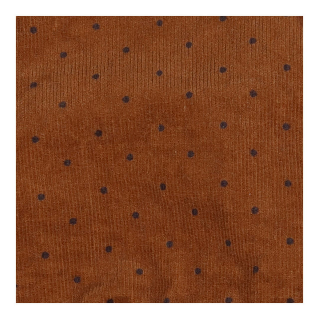 Dungarees brown polka dot bow shortie
