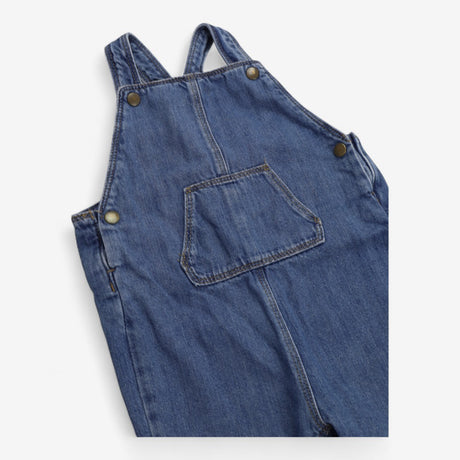 Dungarees Blue Denim with Gold Poppers