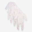 4 pack white sleepsuits 