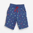 Blue Jersey Shorts with Stars