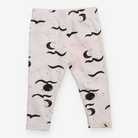Leggings white black sky 