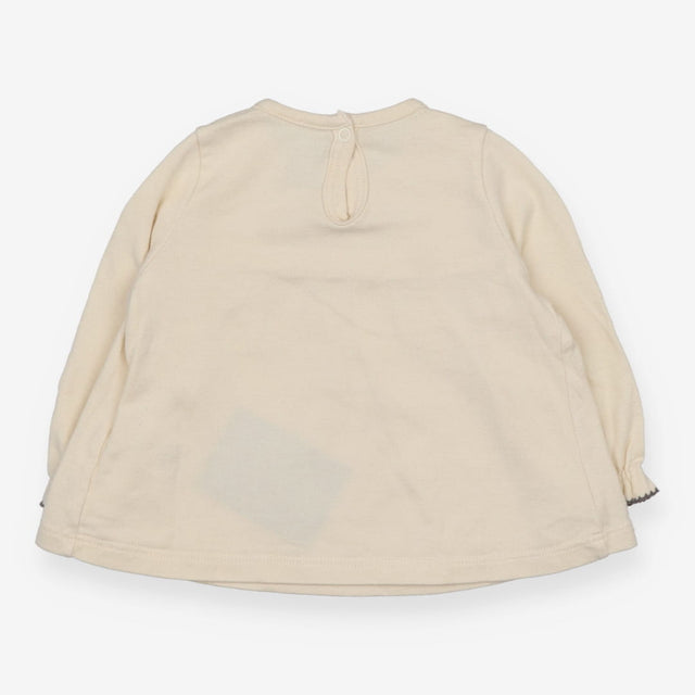 Top cream floral