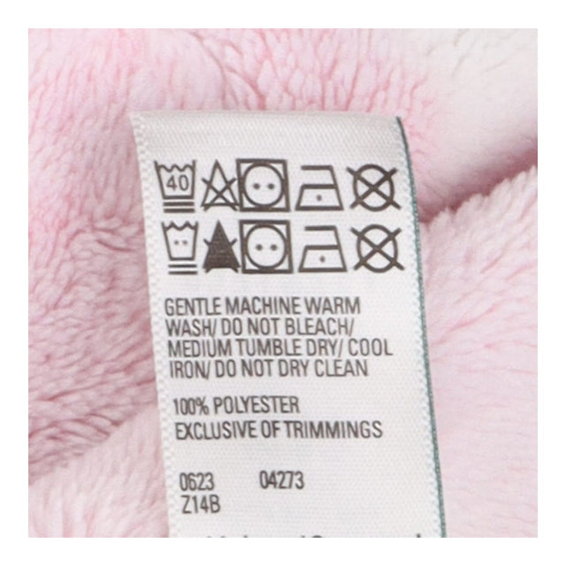 Fleece pink hoodie space unicorns