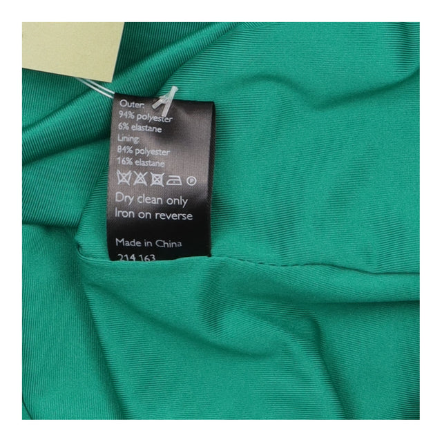Emerald Green Ruched V-Neck Maxi Dress