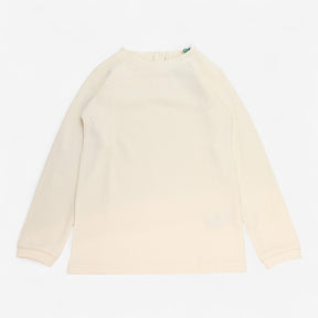 Top Long Sleeve Cream waffle