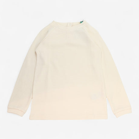 Top Long Sleeve Cream waffle