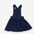 Dino denim pinafore