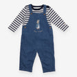 Dungaree set denim Peter Rabbit and T-shirt long s