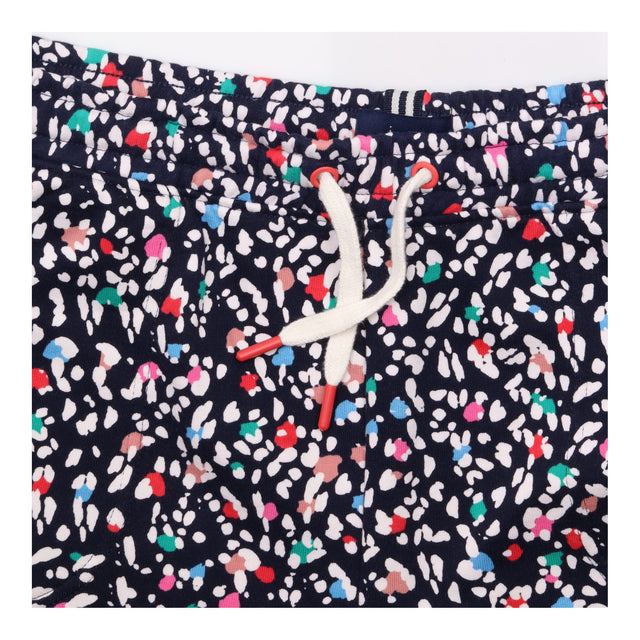 Navy Blue Multicolour Spot Leopard Print Sweatshir