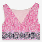 Sundress Pink Print Midi Dress