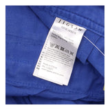 Cobalt Royal Blue 86% Cotton 14% Hemp High Waist U