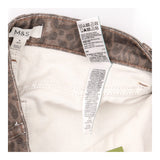 Jeans Leopard Print Straight Leg Regular