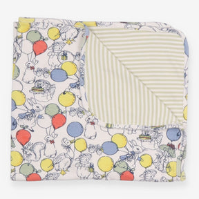 peter rabbit tea party blanket reversible blanket 