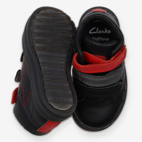Toddler light up high-top trainers black