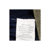 Frankie's Melbourne Navy pleated maxi skirt with g