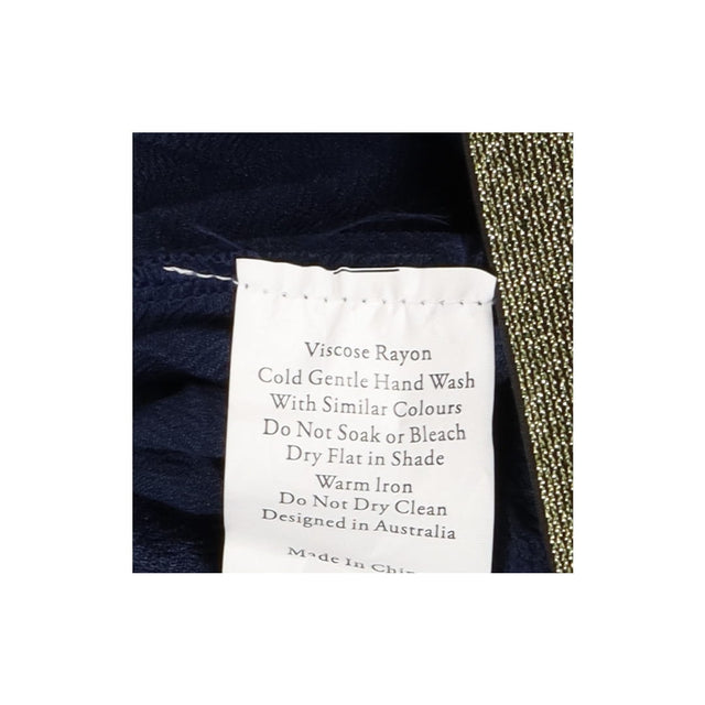 Frankie's Melbourne Navy pleated maxi skirt with g