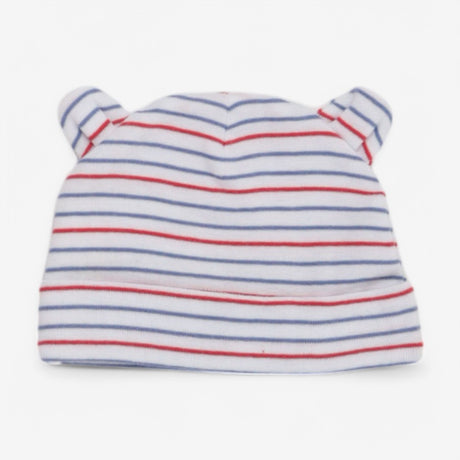 Baby Hat Red & Blue Striped