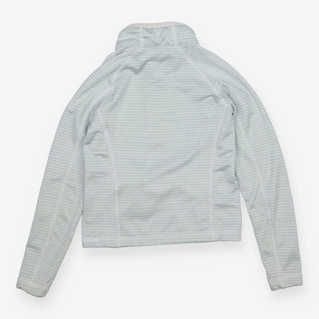 Blue striped quarter zip