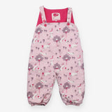 Waterproof Dungaree Fleece Lined Light Pink 