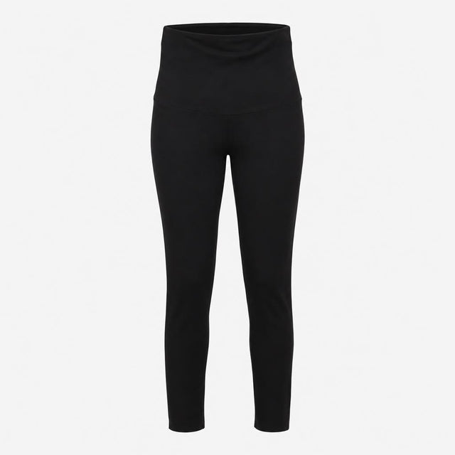 Leggings Over Bump Cotton Rich Maternity Black M