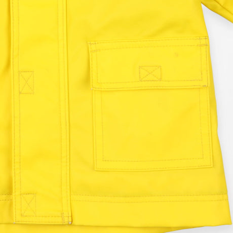 Yellow Raincoat Striped Lined