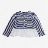 T-Shirt Long Sleeve Stripe with Llama and Rabbit
