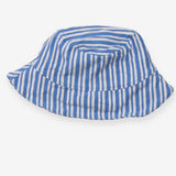 Sun Hat Blue and White Strips
