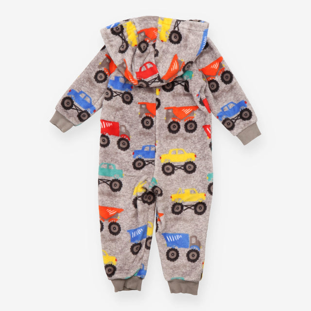 One Piece Fleece Grey Colour Cars