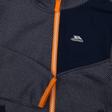 Zip Up Navy and Orange Hoodie