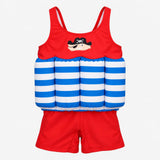 Boyz Will Be Boyz Float Swim Suit Blue and White S