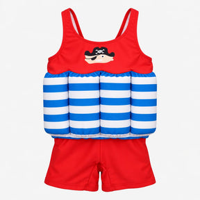 Boyz Will Be Boyz Float Swim Suit Blue and White S