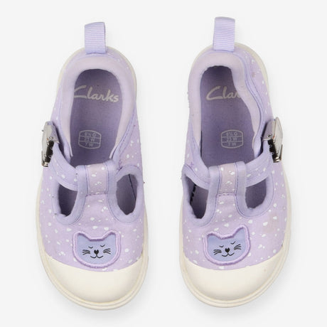 Purple Cat Slip On Shoes 