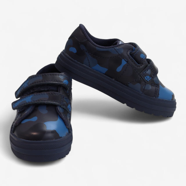Shoes Blue Camo Velcro Strap