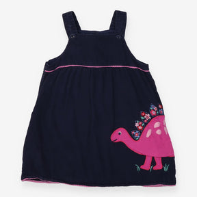 Navy Stegosaurus Pinafore 