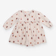 Dress long sleeve white floral