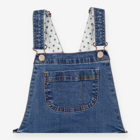 Denim Dungarees Star Lining