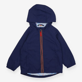 Raincoat Navy Seascape Lined