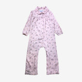 Pink Collared Bunny Sleepsuit