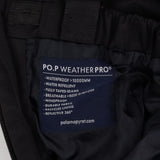 Waterproof shell trousers black